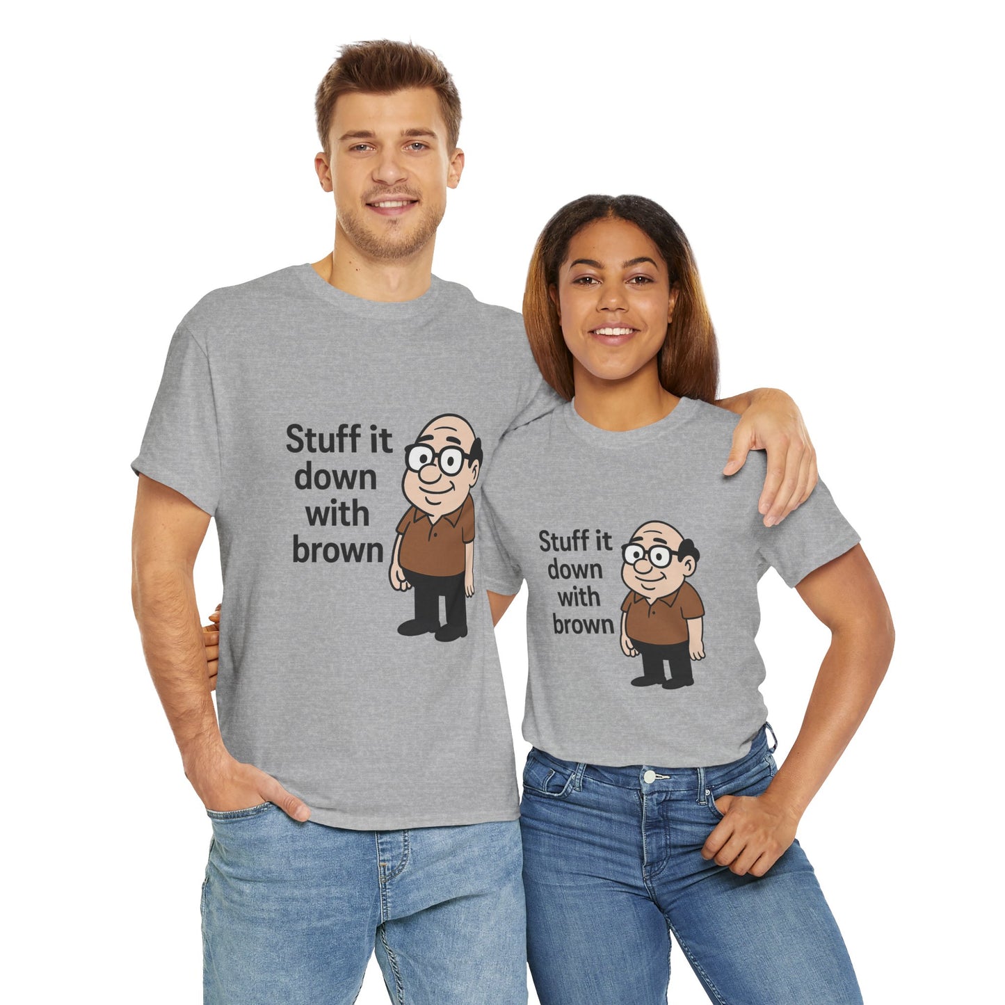 Stuff it down Unisex Heavy Cotton Tee