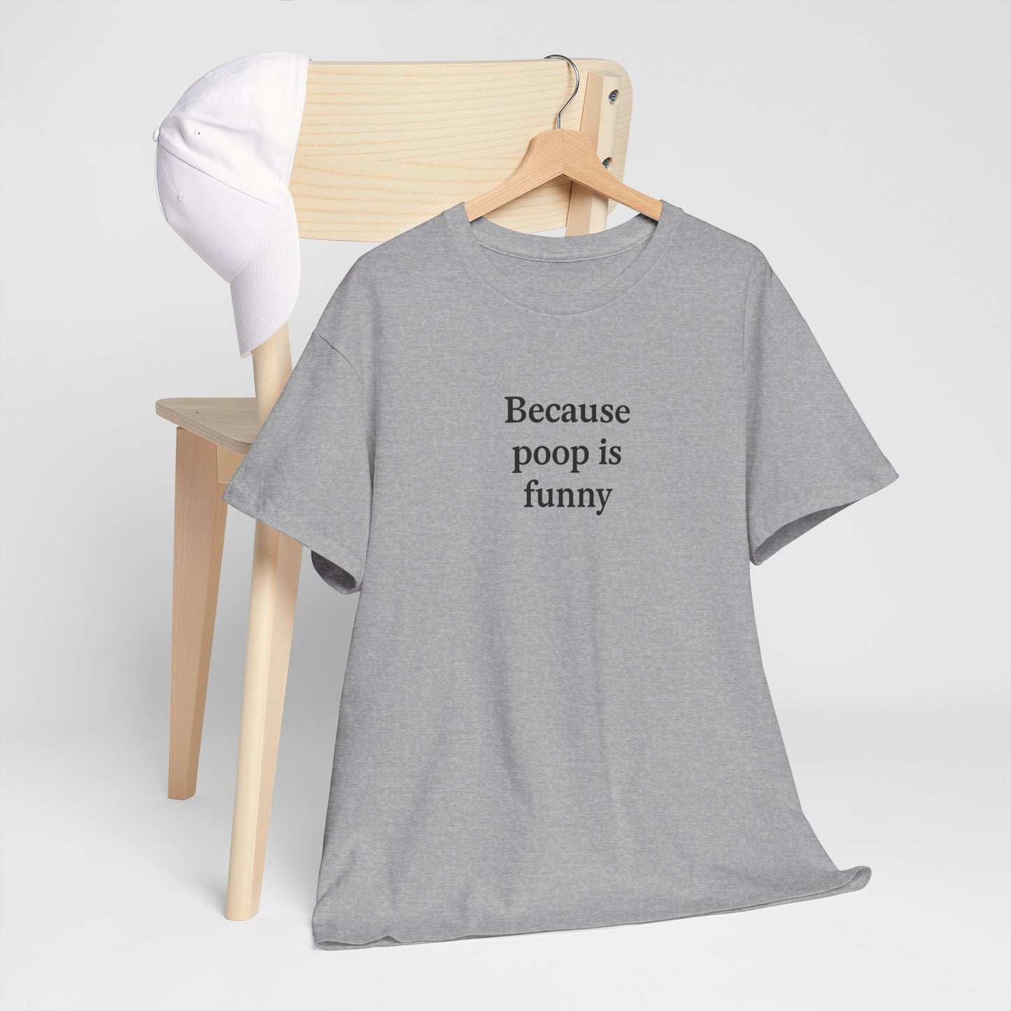 Poop Unisex Heavy Cotton Tee