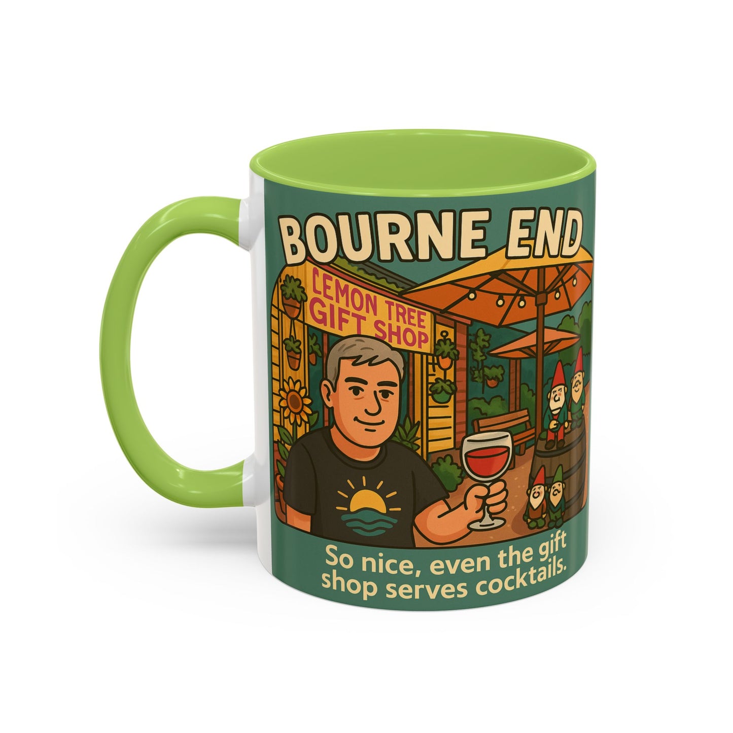 Bourne end mug. Gift Shop - Fun from The Lemon Tree