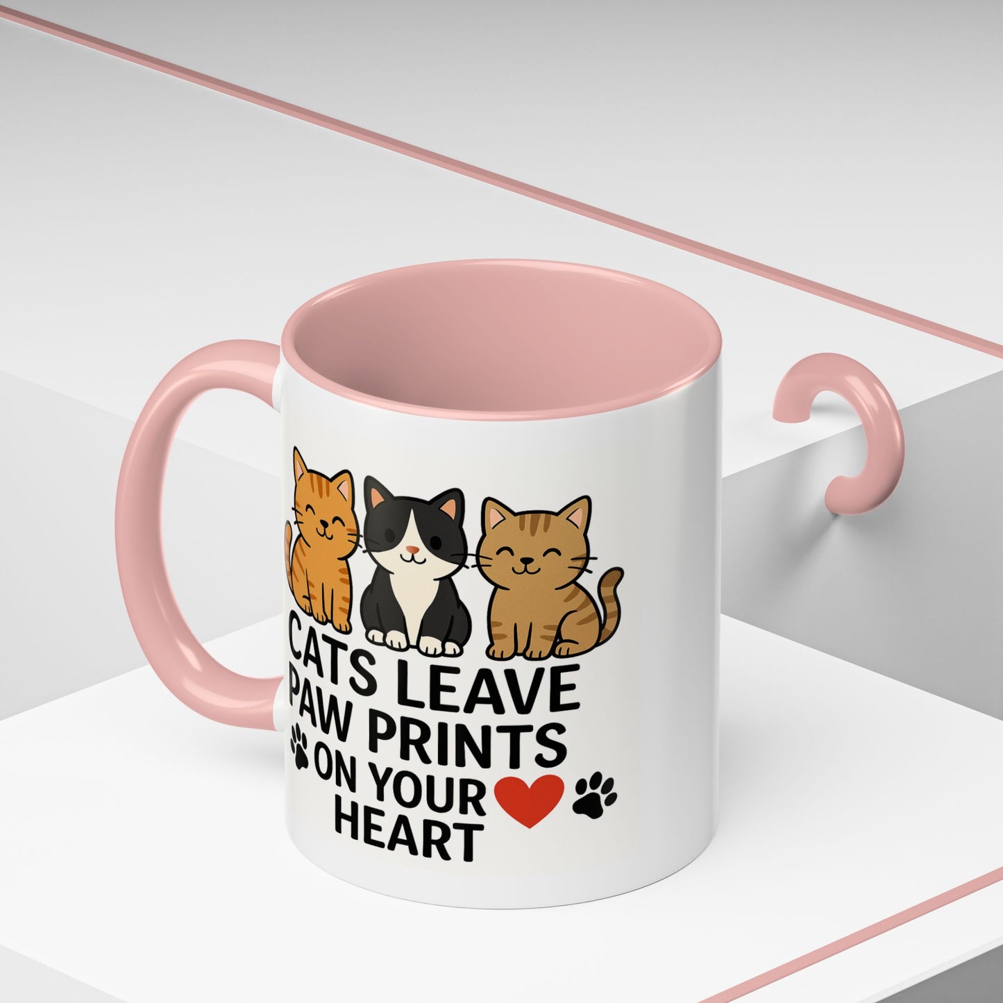 Cat Paw Prints Coffee Mug - 11oz,