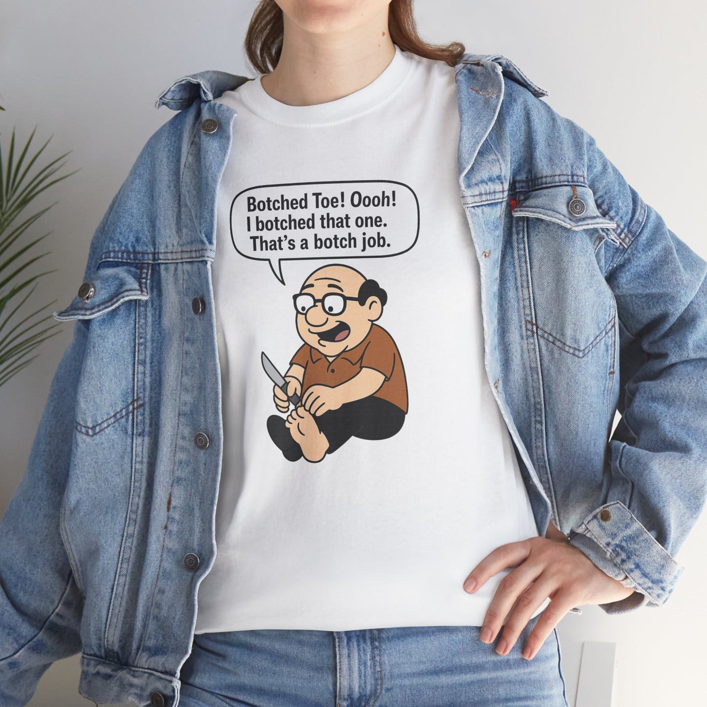 Toe Knife Unisex Heavy Cotton Tee -' Graphic T-Shirt
