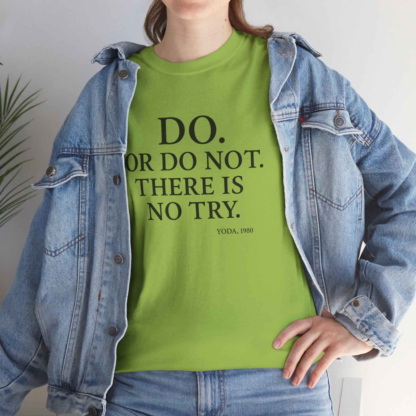 Yoda quote Unisex Heavy Cotton Tee