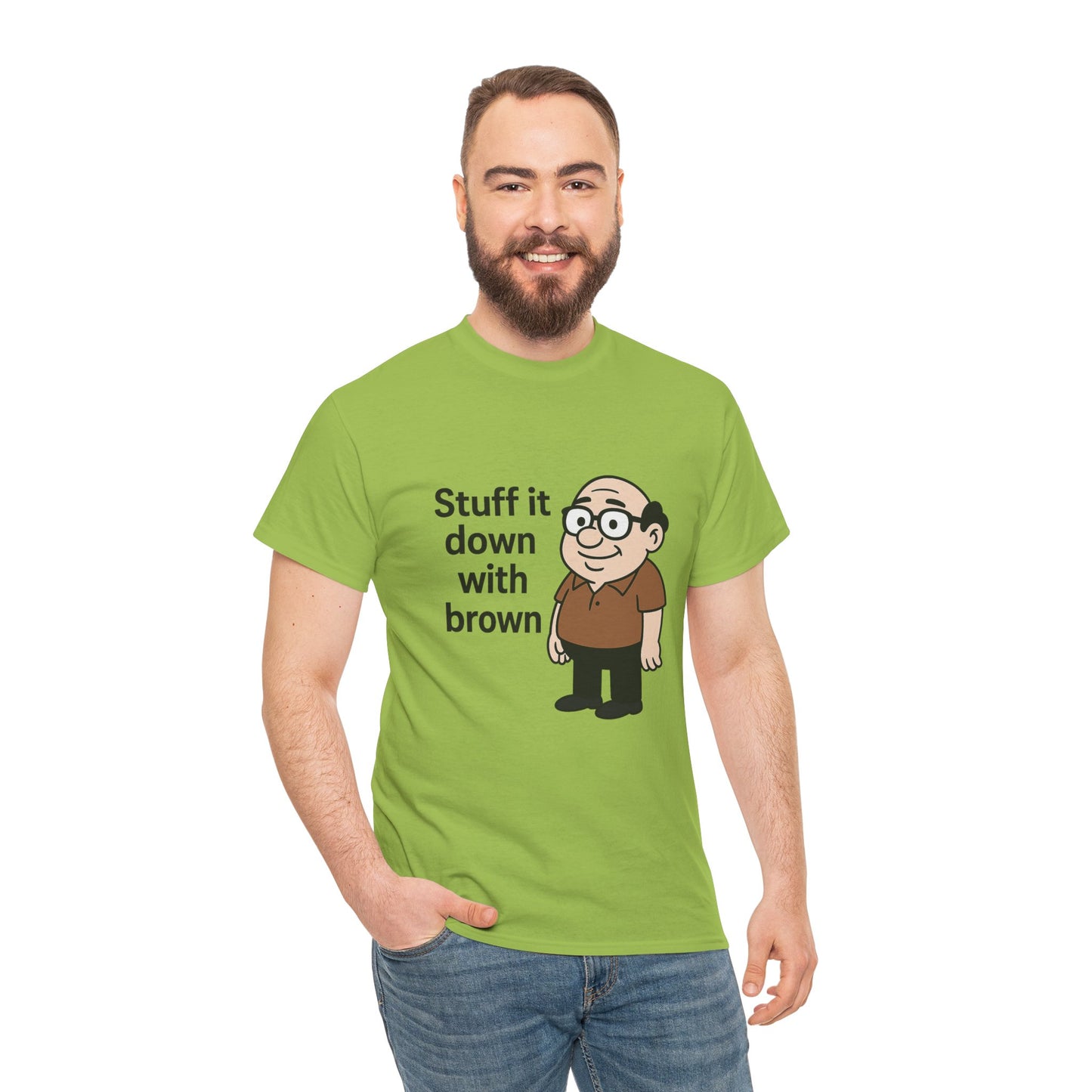 Stuff it down Unisex Heavy Cotton Tee