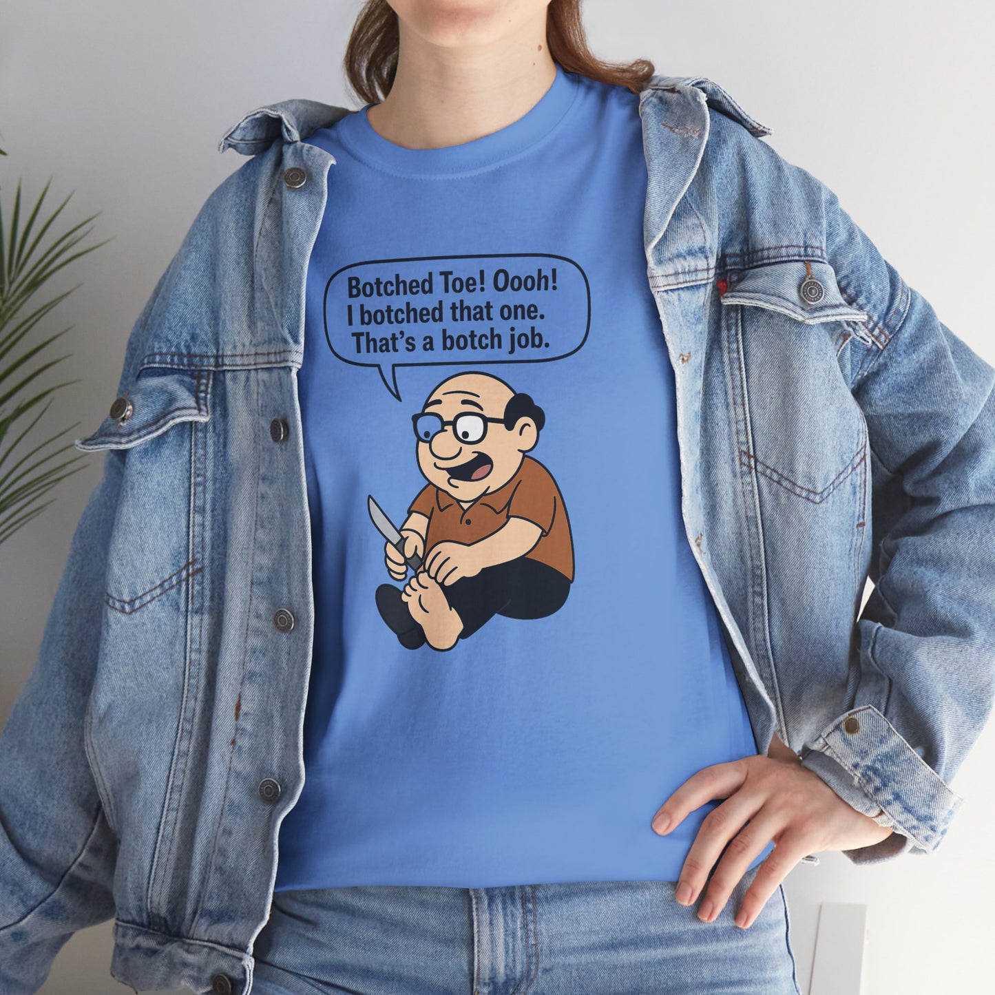 Toe Knife Unisex Heavy Cotton Tee -' Graphic T-Shirt
