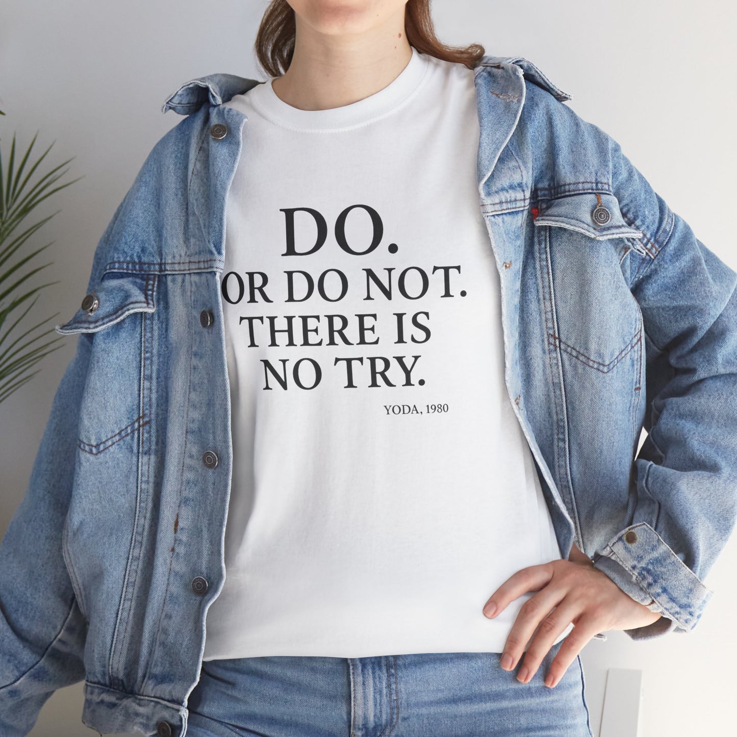 Yoda quote Unisex Heavy Cotton Tee
