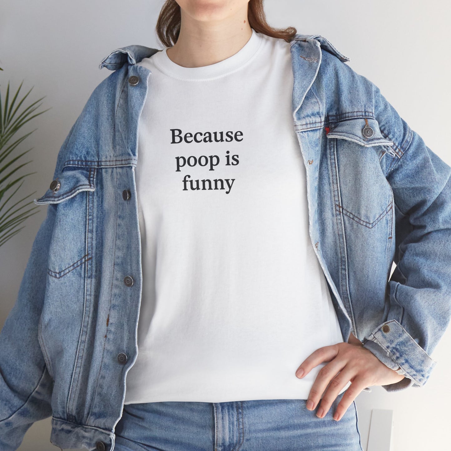 Poop Unisex Heavy Cotton Tee
