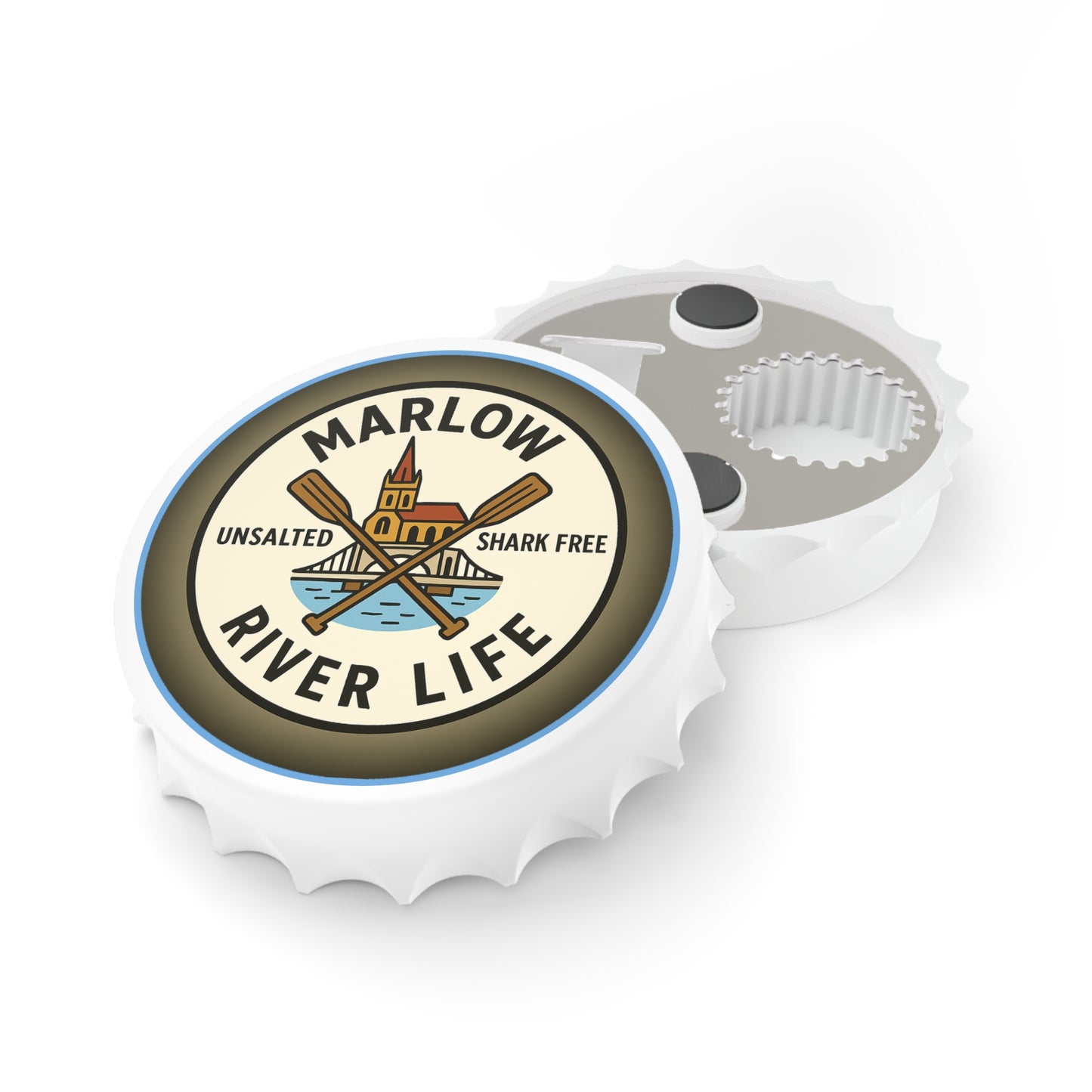 Marlow River Life Bottle Opener/Fridge Magnet - Fun Nautical Gift for Outdoor Enthusiasts