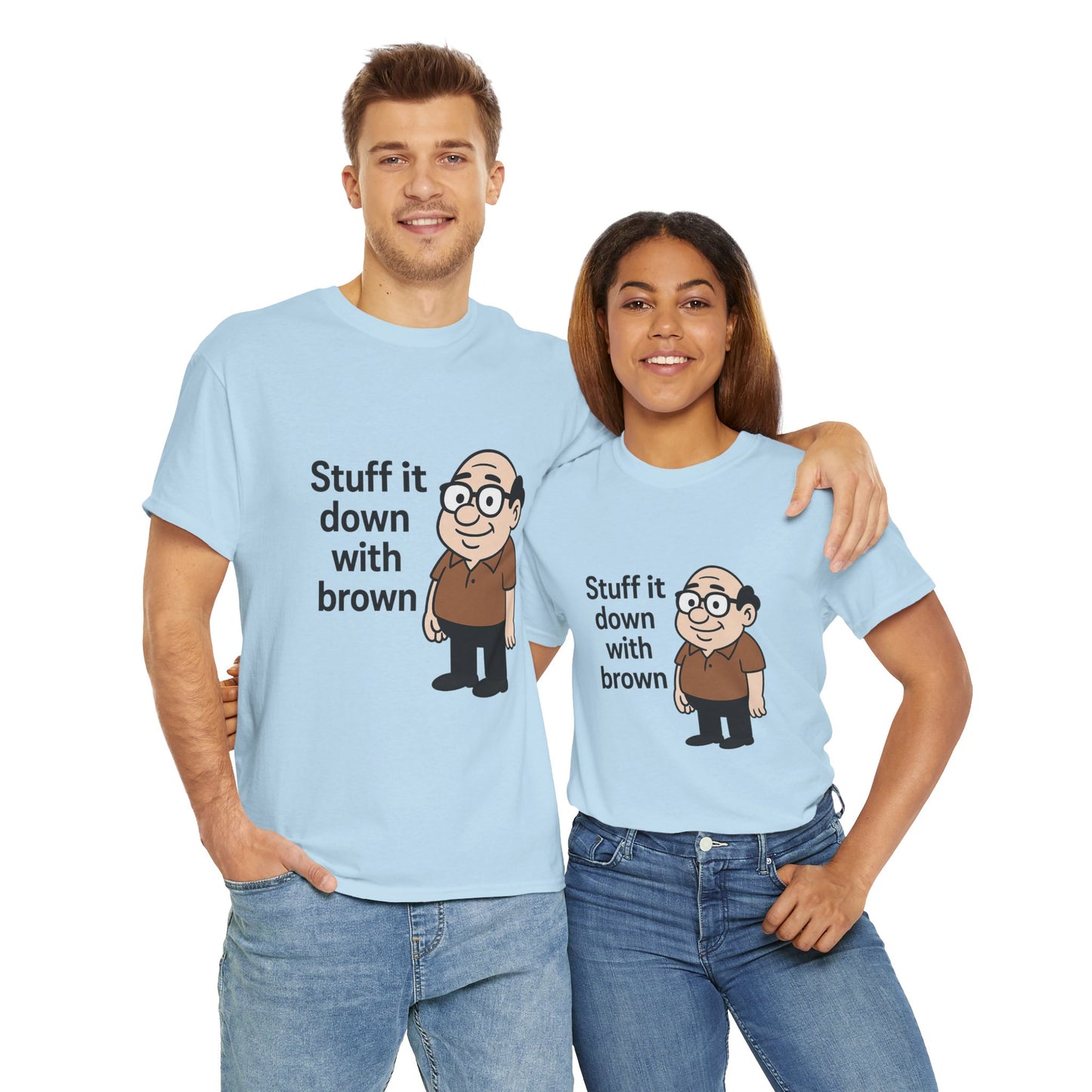 Stuff it down Unisex Heavy Cotton Tee