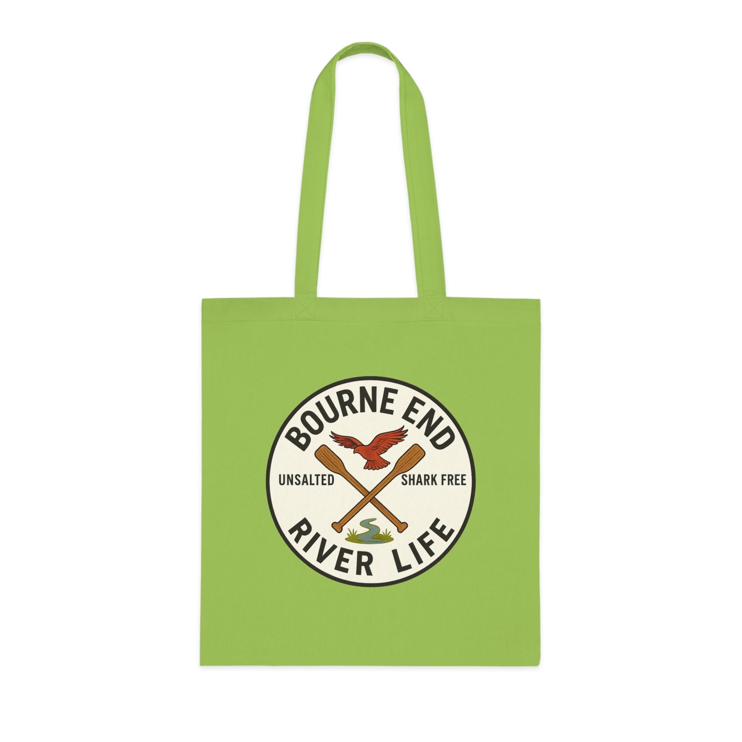 Bourne End River Life Cotton Tote Bag - Unsalted & Shark Free