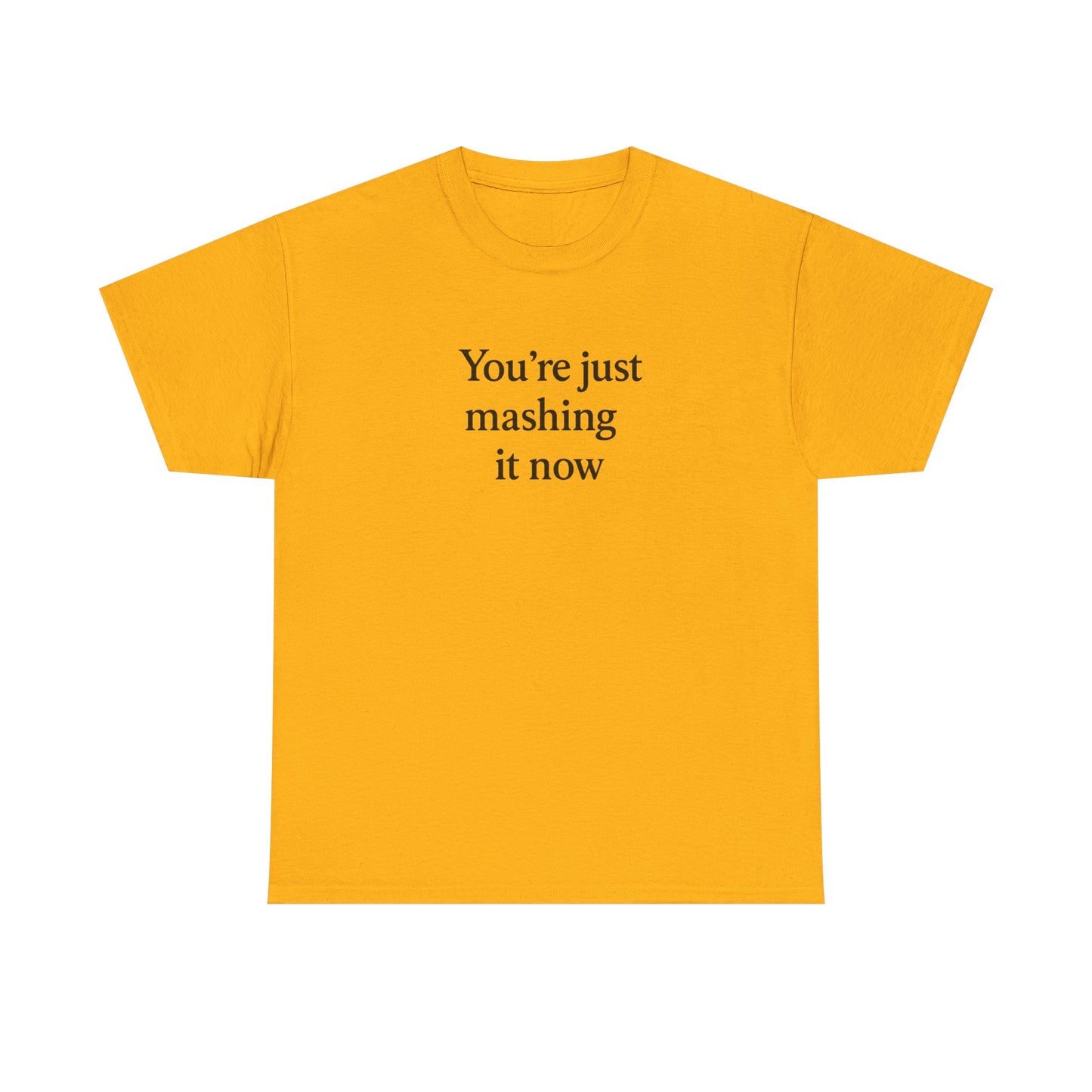 Mashing it Unisex Heavy Cotton Tee -' Graphic T-Shirt
