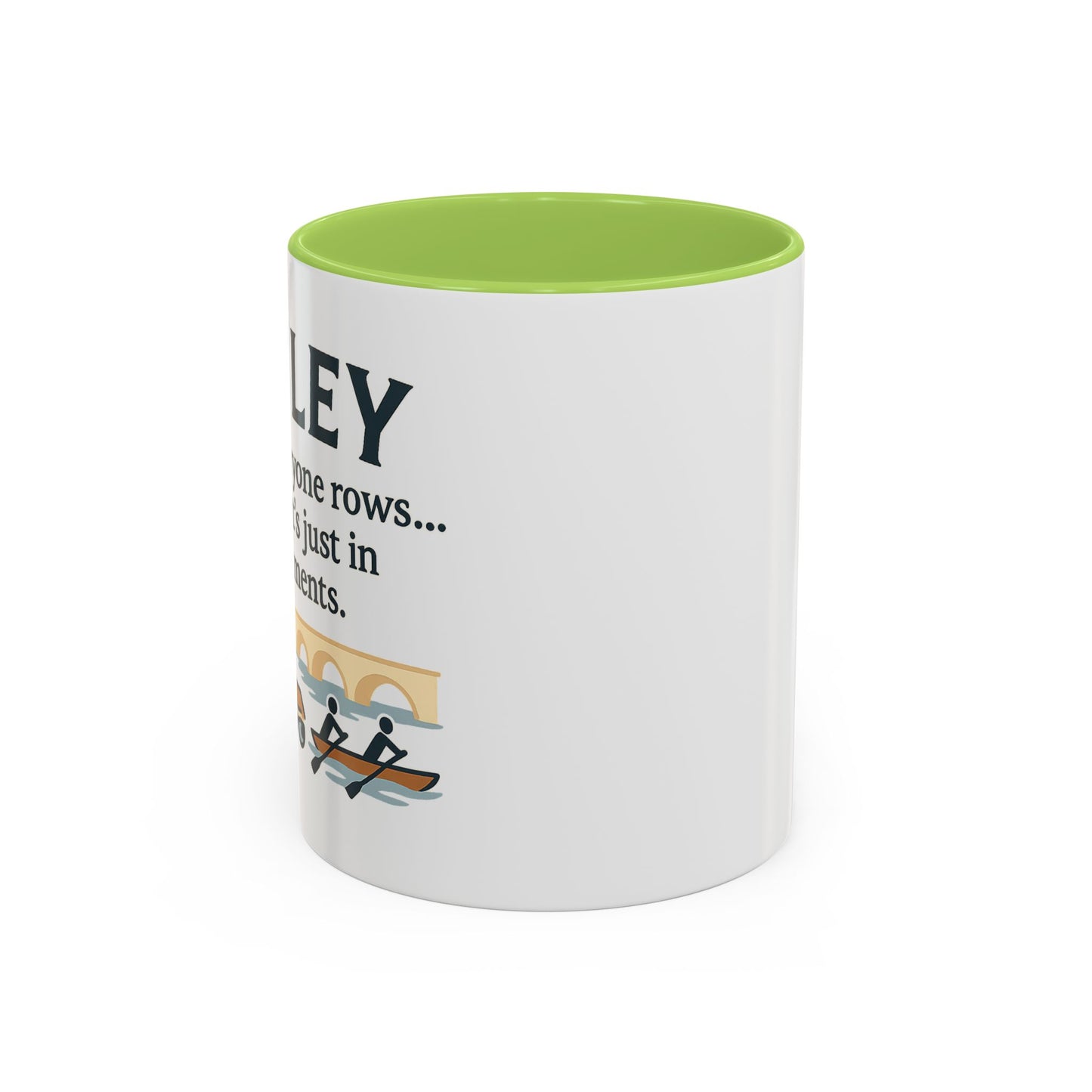 Funny Henley Row Coffee Mug - 11oz, Unsalted & Shark Free Design