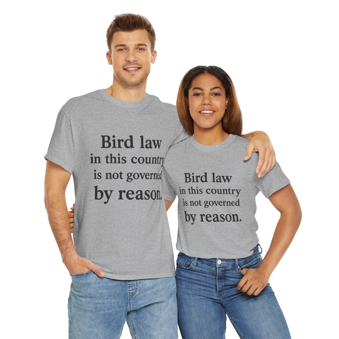 Bird Law Unisex Heavy Cotton Tee
