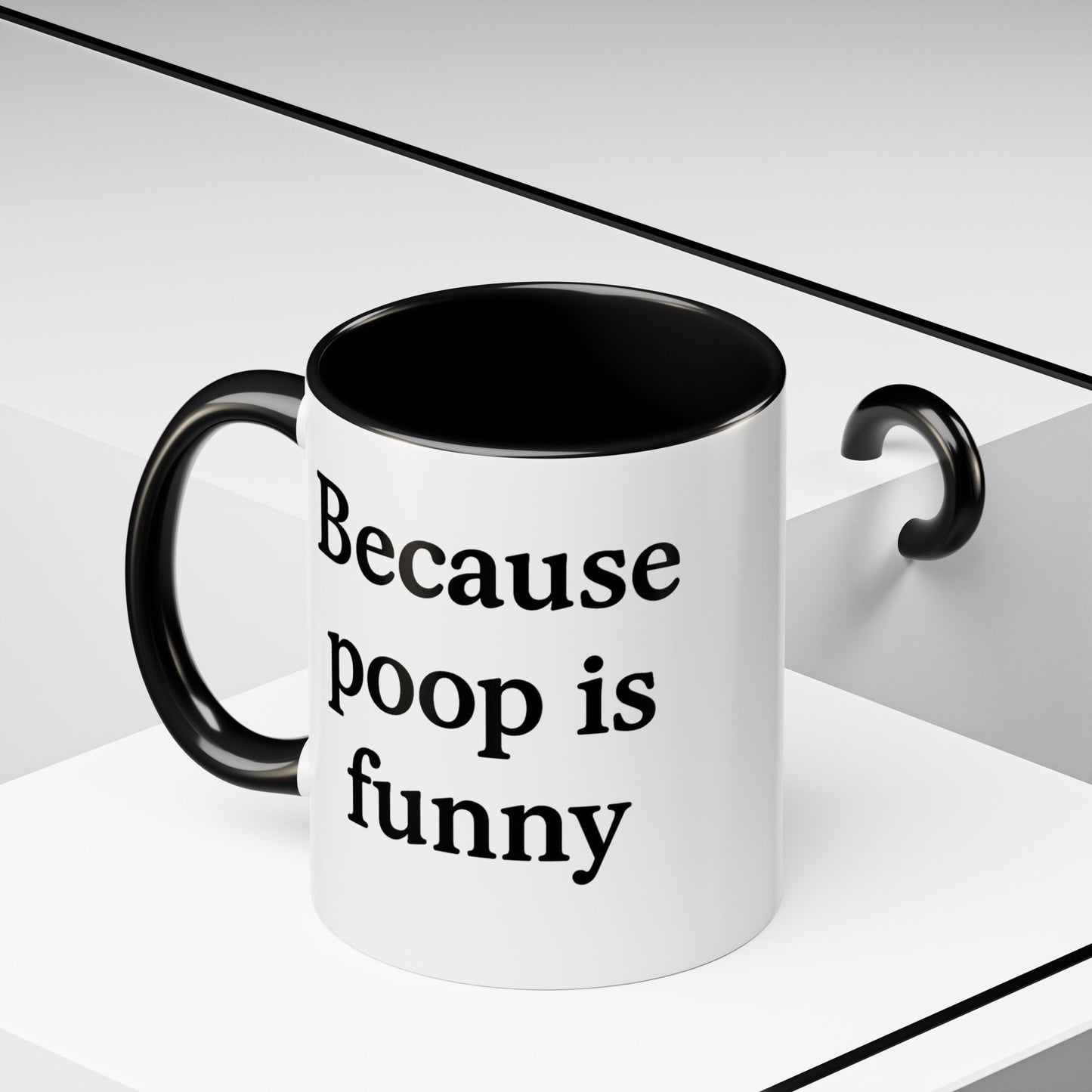 Poop is funny Mug - 11oz,