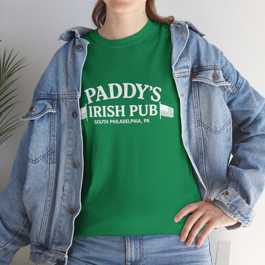 Funny Unisex Heavy Cotton Tee - 'Paddys Pub' Graphic T-Shirt