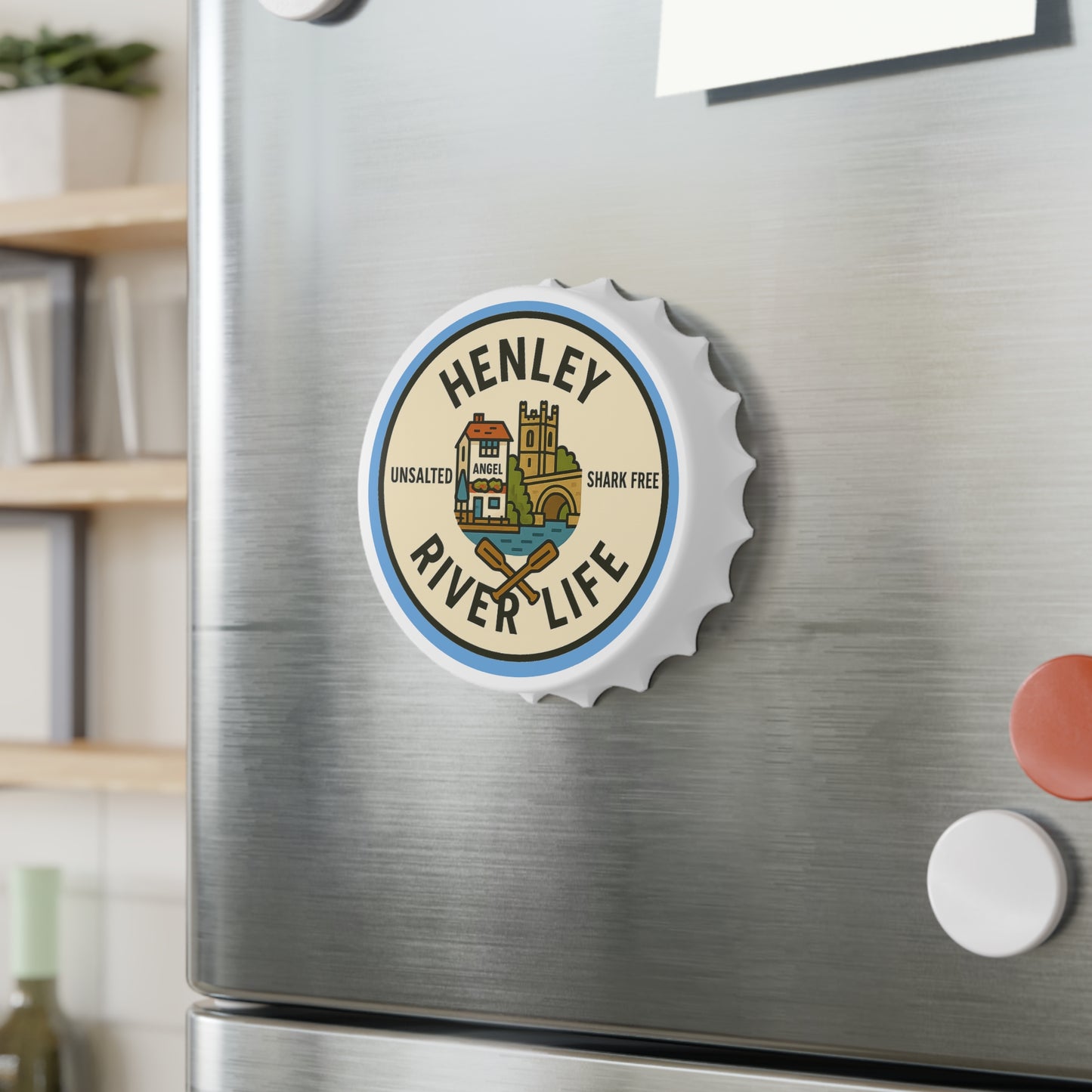 Henley River Life Bottle Opener/Fridge Magnet - Fun Nautical Gift for Outdoor Enthusiasts