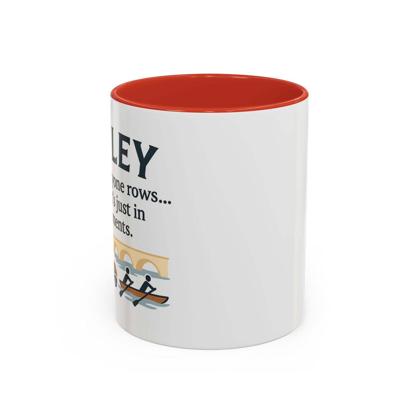 Funny Henley Row Coffee Mug - 11oz, Unsalted & Shark Free Design