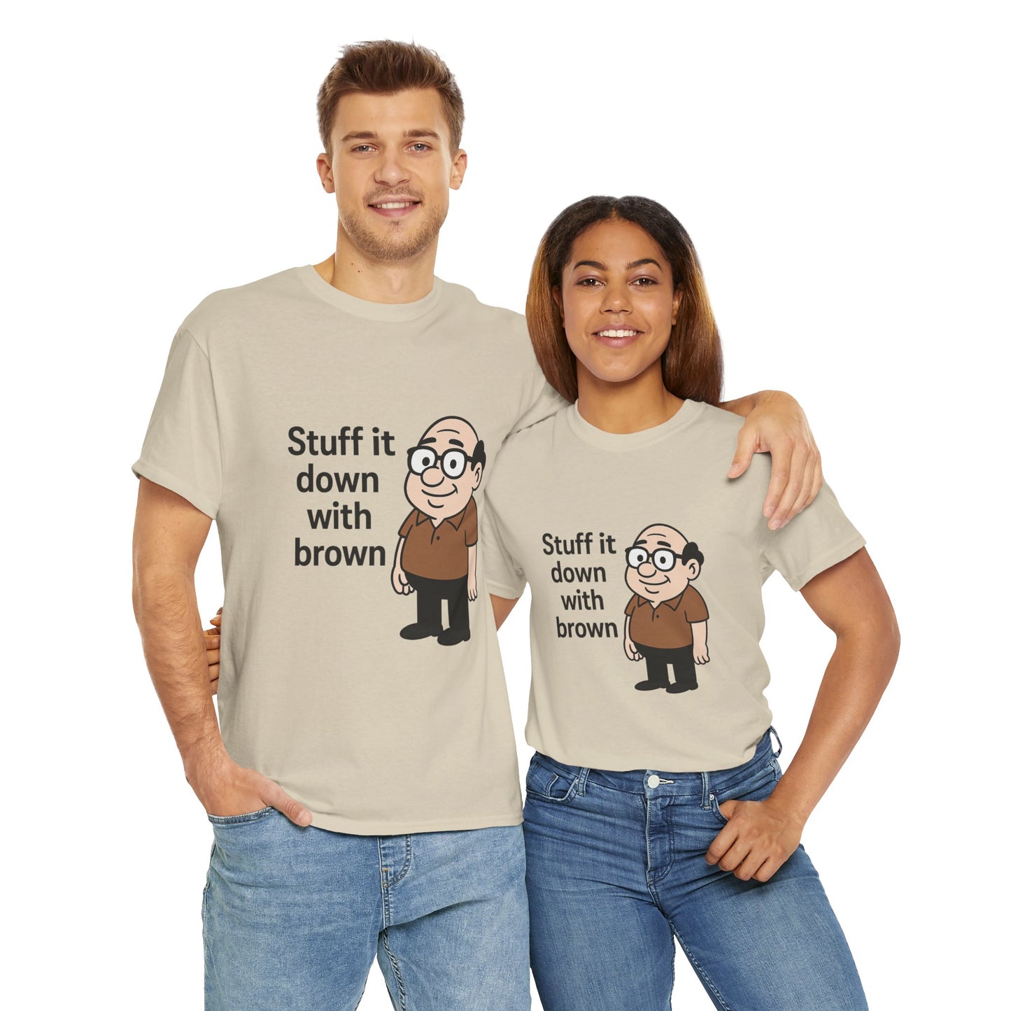 Stuff it down Unisex Heavy Cotton Tee
