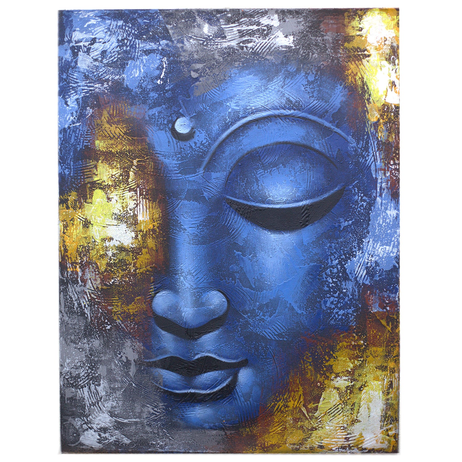 Hand Painted Buddha on canvas