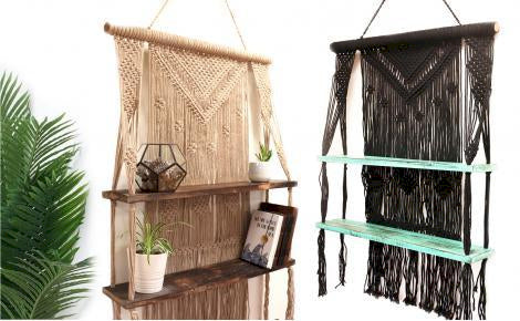 Macrame Hanging Shelves