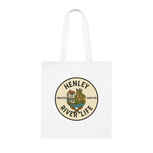 Henley River Life Cotton Tote Bag - Unsalted & Shark Free
