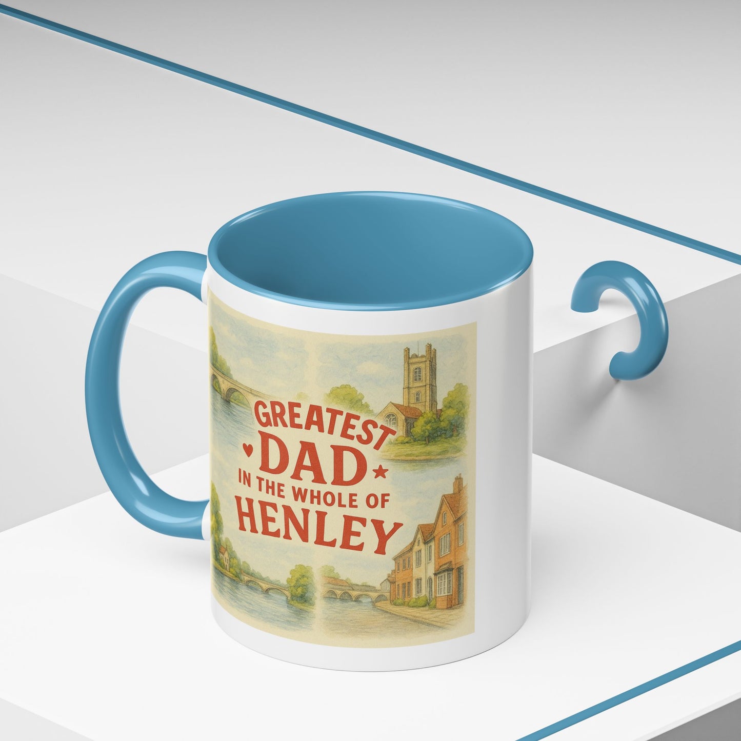 Father's Day Henley Coffee Mug - 11oz,