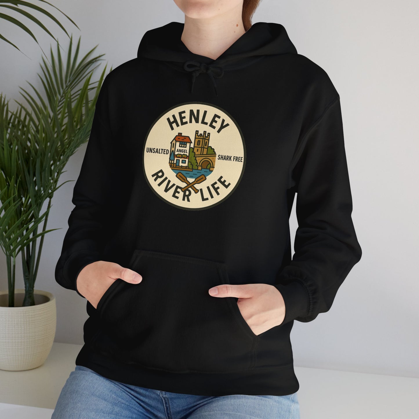 Henley River Life Hoodie - Unisex Heavy Blend™ Sweatshirt