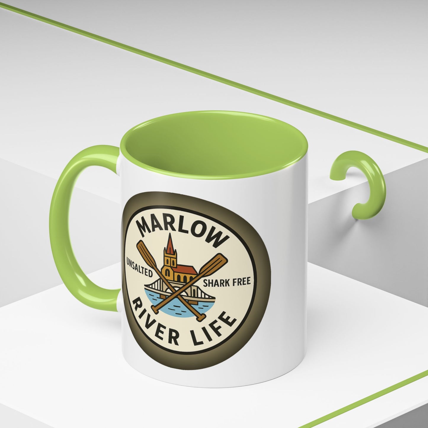Marlow River Life Coffee Mug - 11oz, Unsalted & Shark Free Design