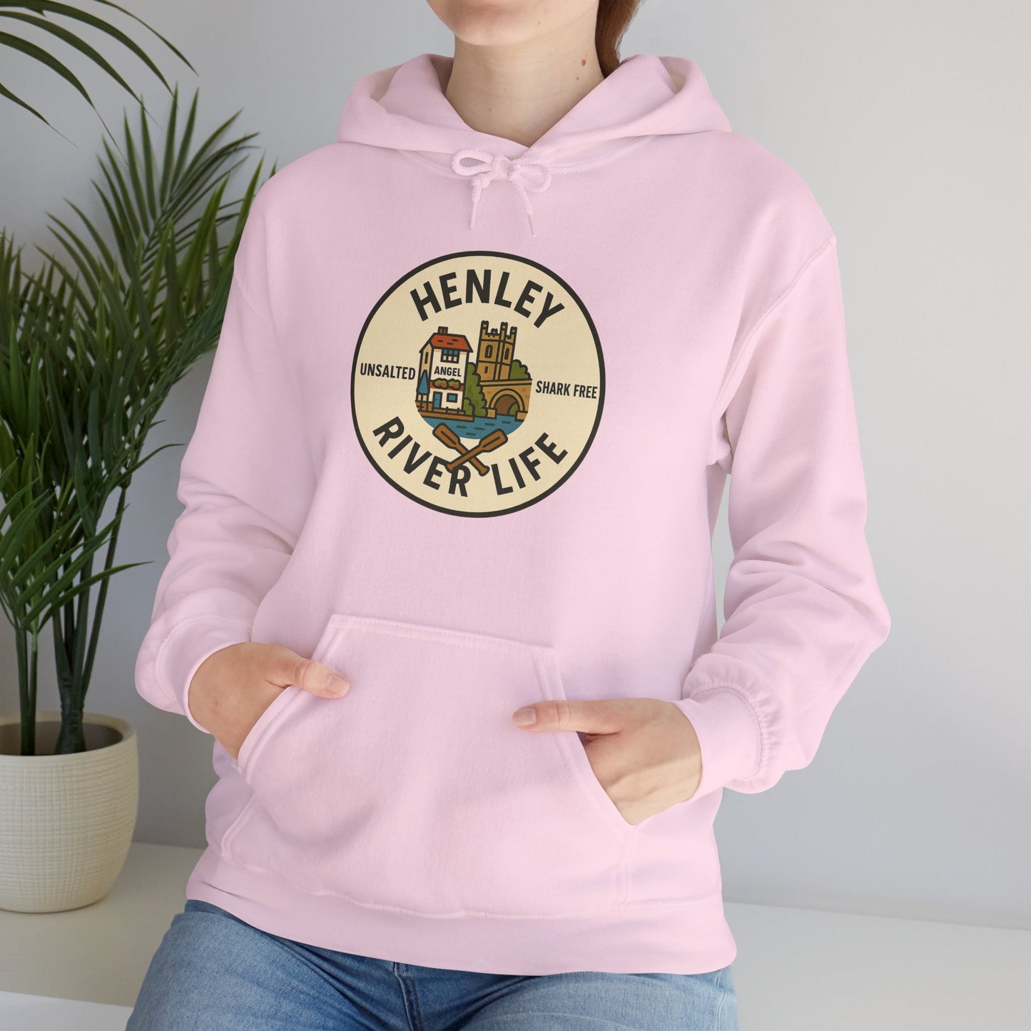 Henley River Life Hoodie - Unisex Heavy Blend™ Sweatshirt