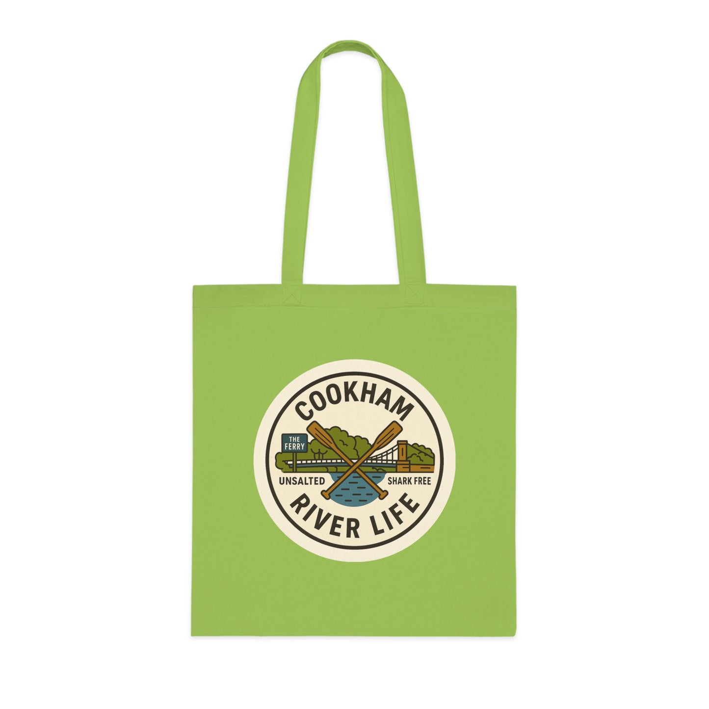 Cookham River Life Cotton Tote Bag - Unsalted & Shark Free