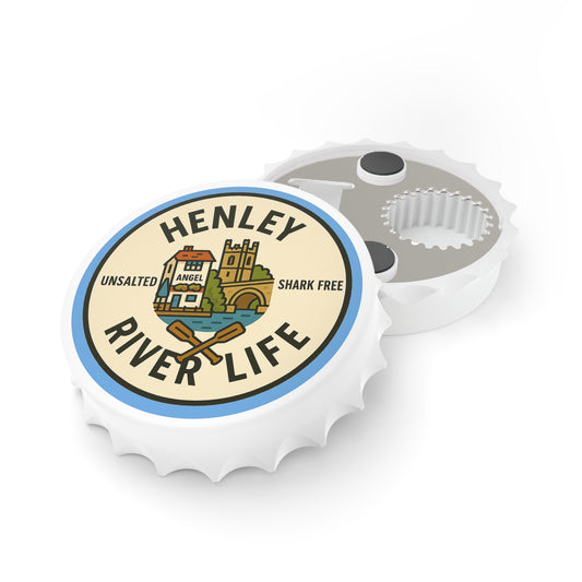 Henley River Life Bottle Opener/Fridge Magnet - Fun Nautical Gift for Outdoor Enthusiasts