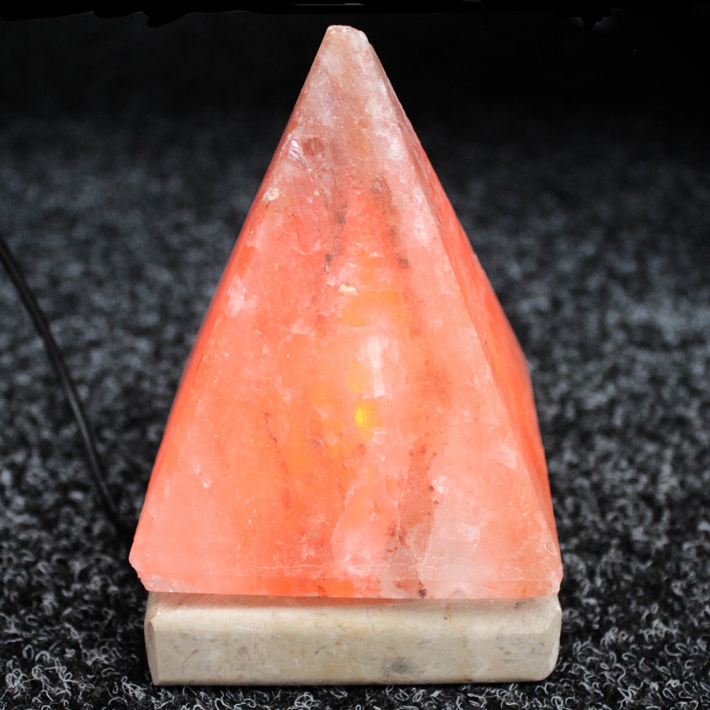 Quality USB Pyramid Salt Lamp - 9 cm (single)