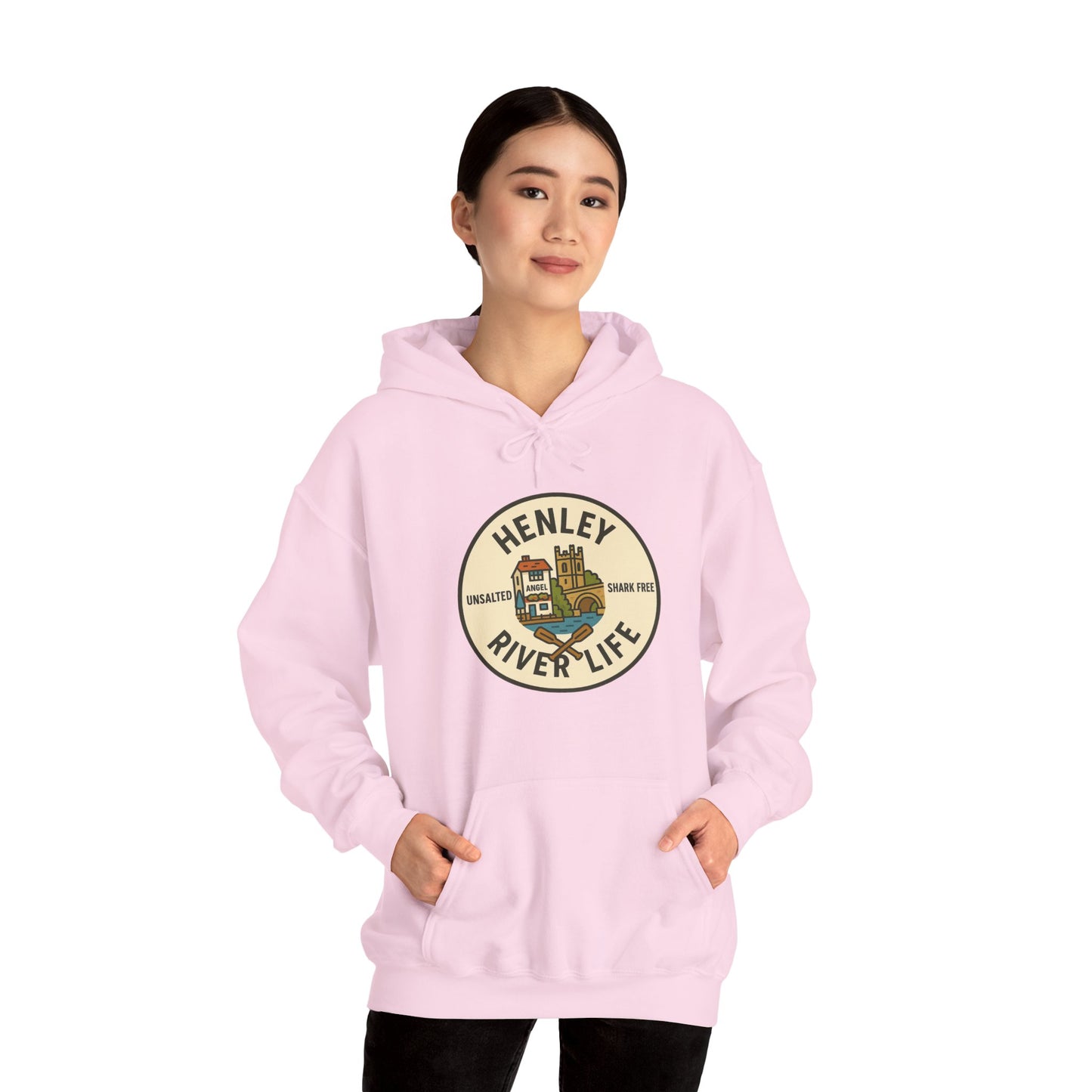 Henley River Life Hoodie - Unisex Heavy Blend™ Sweatshirt