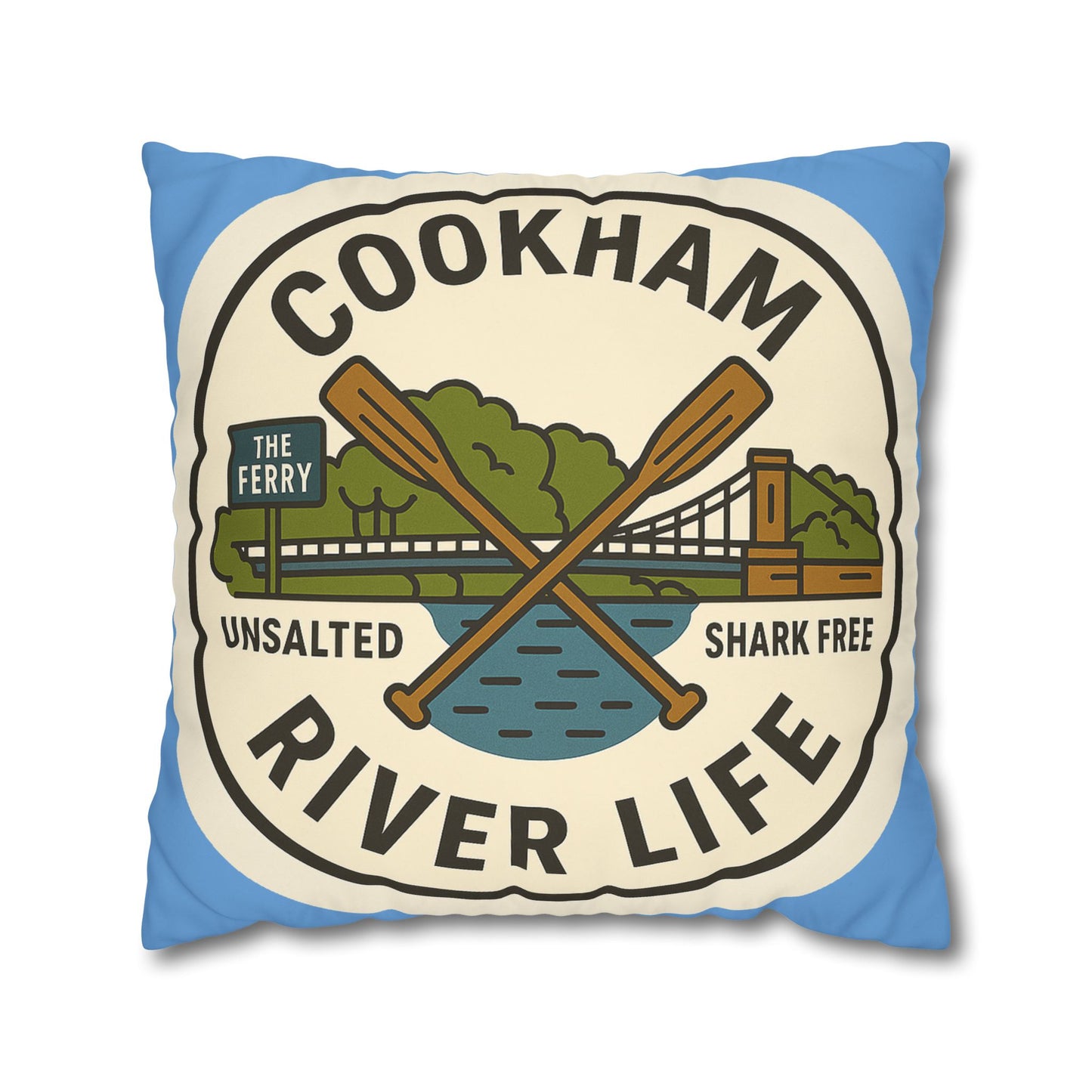 Cookham River Life Decorative Pillowcase