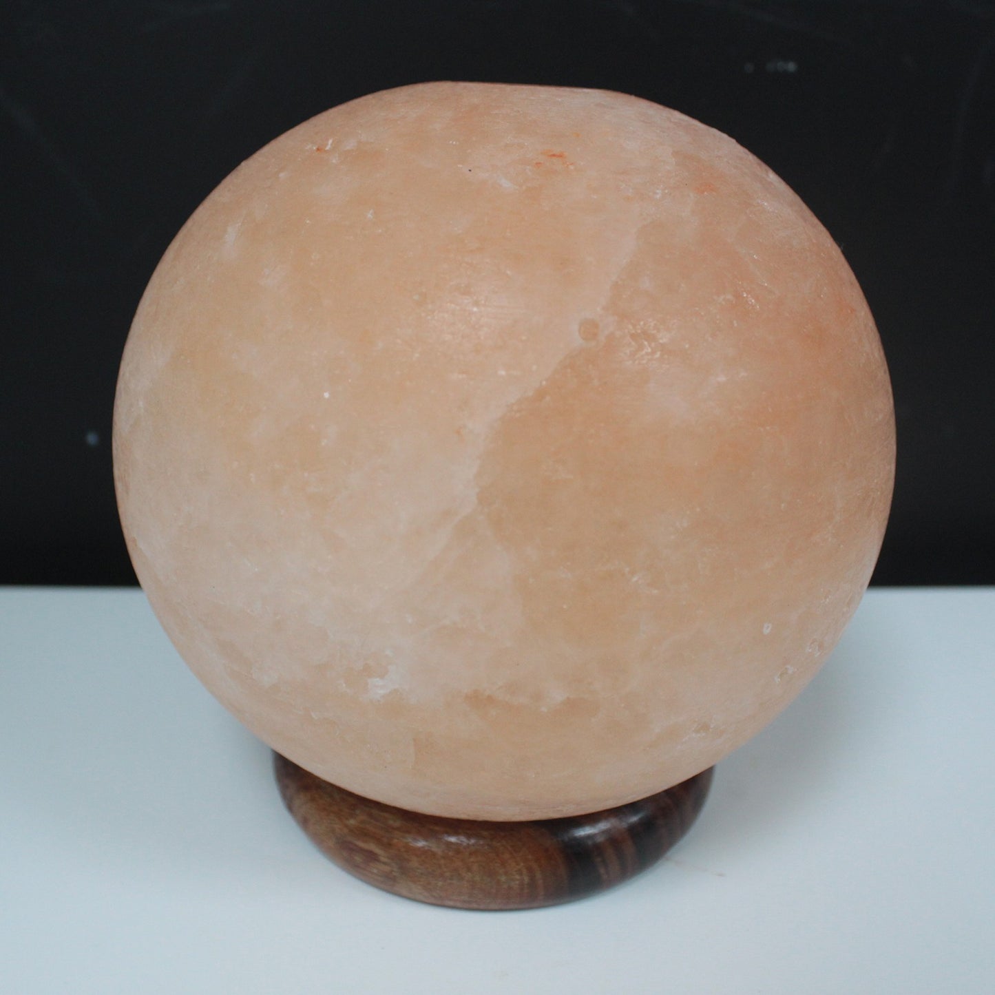 Salt Lamp Ball - Big Wooden Base