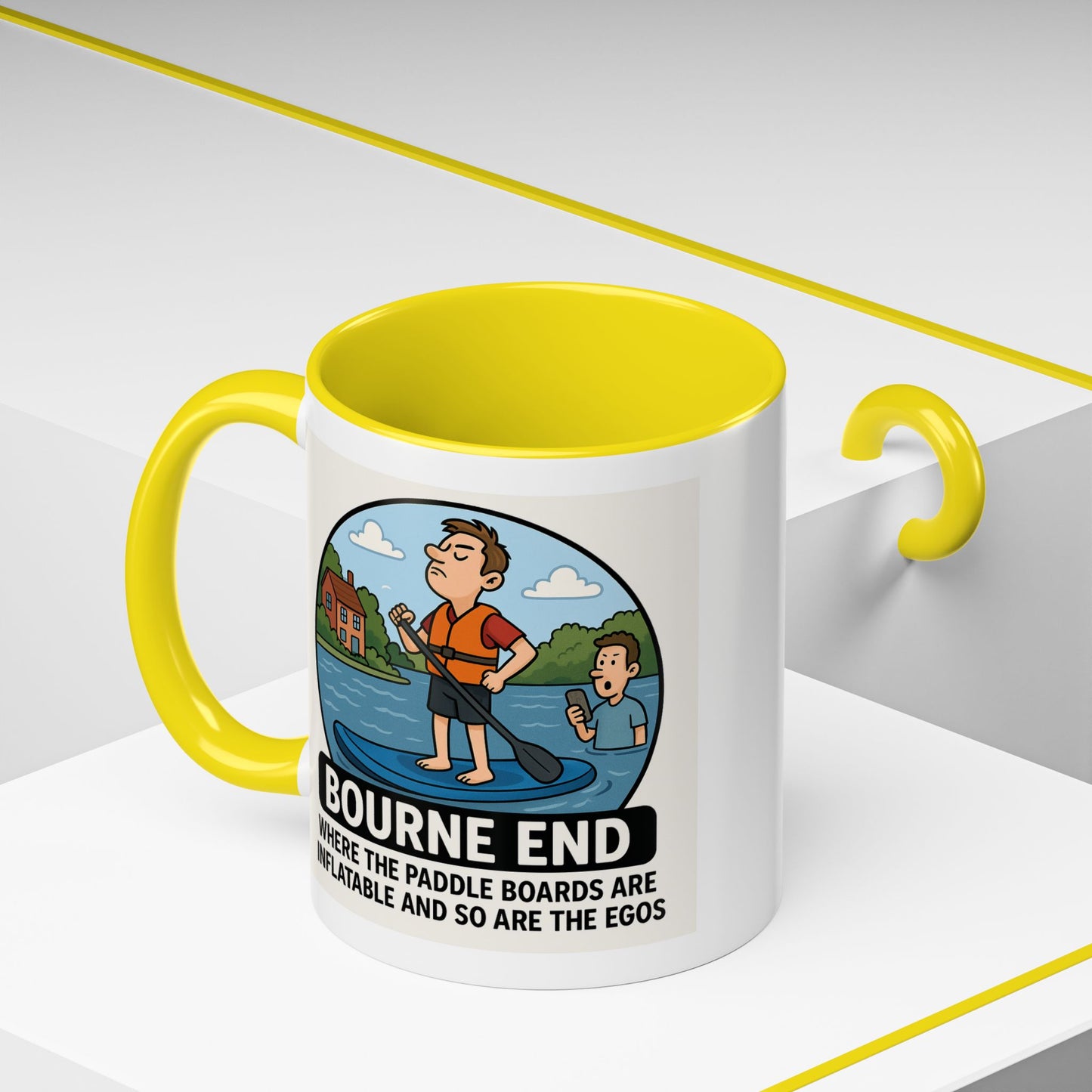 Bourne End Ego Funny Coffee Mug - 11oz,