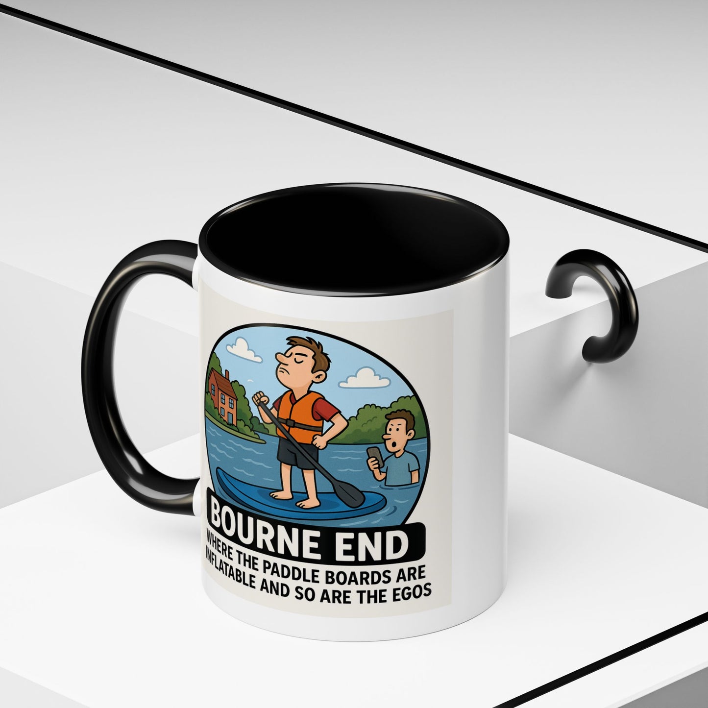 Bourne End Ego Funny Coffee Mug - 11oz,