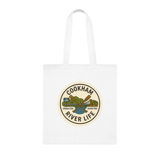Cookham River Life Cotton Tote Bag - Unsalted & Shark Free
