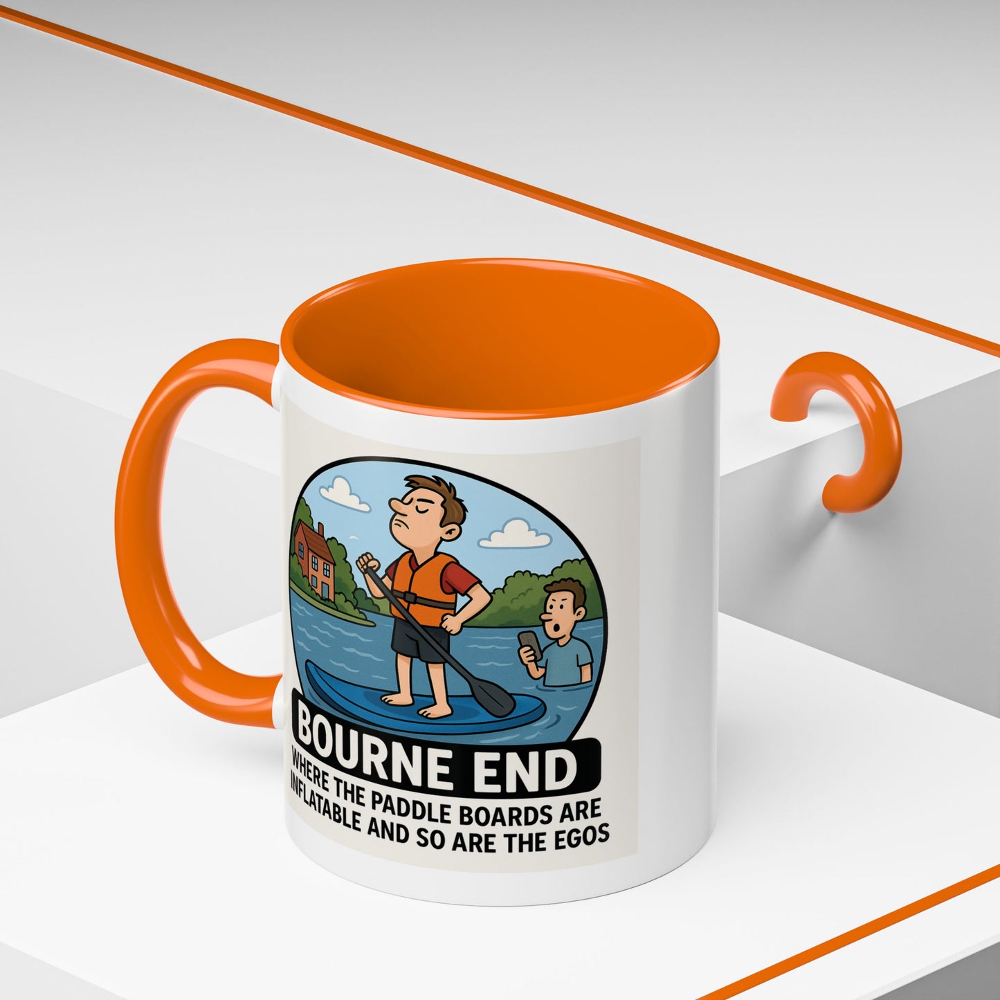 Bourne End Ego Funny Coffee Mug - 11oz,