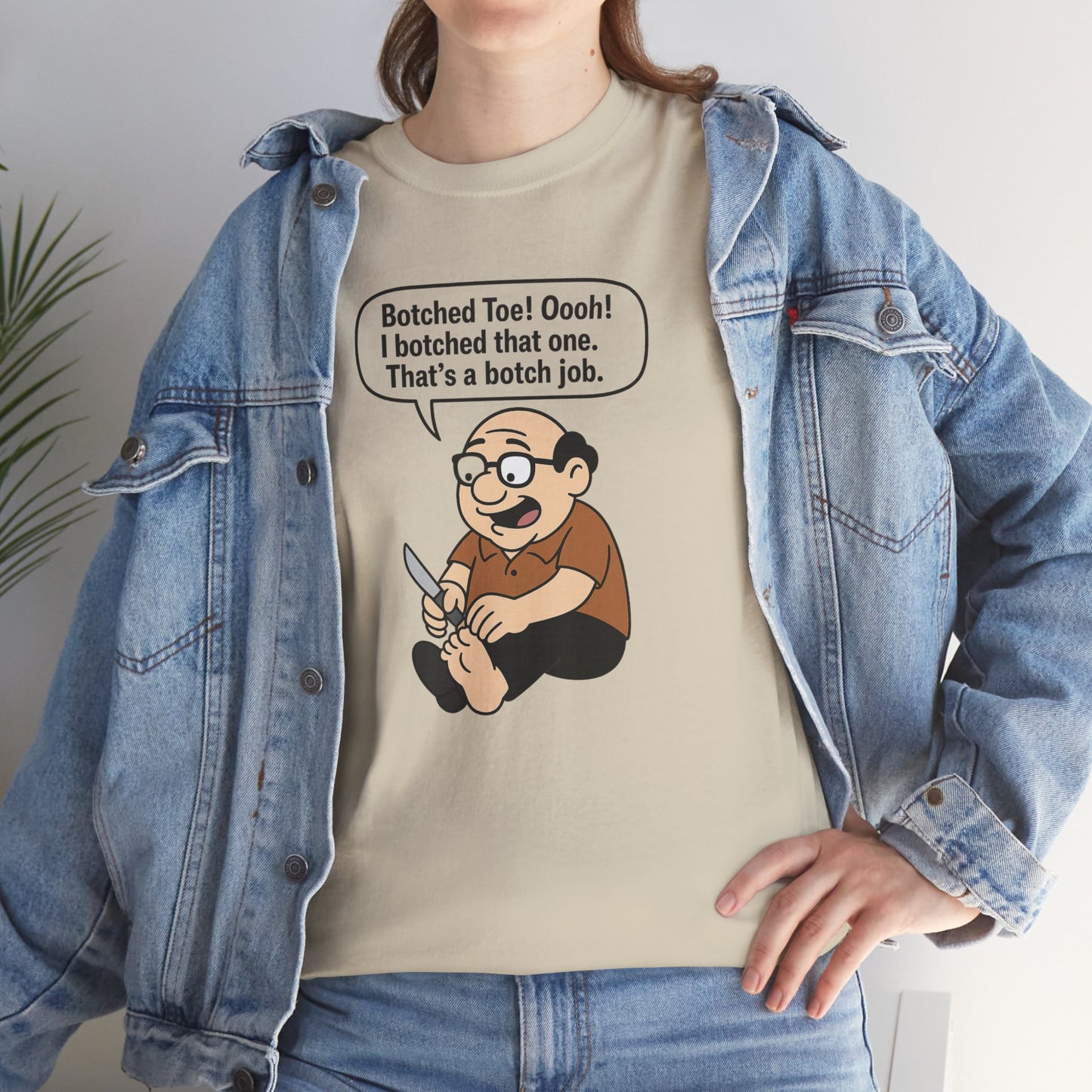 Toe Knife Unisex Heavy Cotton Tee -' Graphic T-Shirt