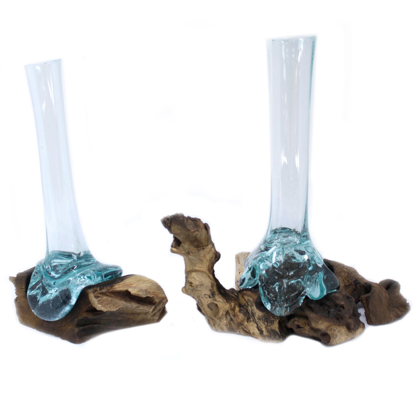 Molten Glass on Wood - Vase. Product code: MGW-04