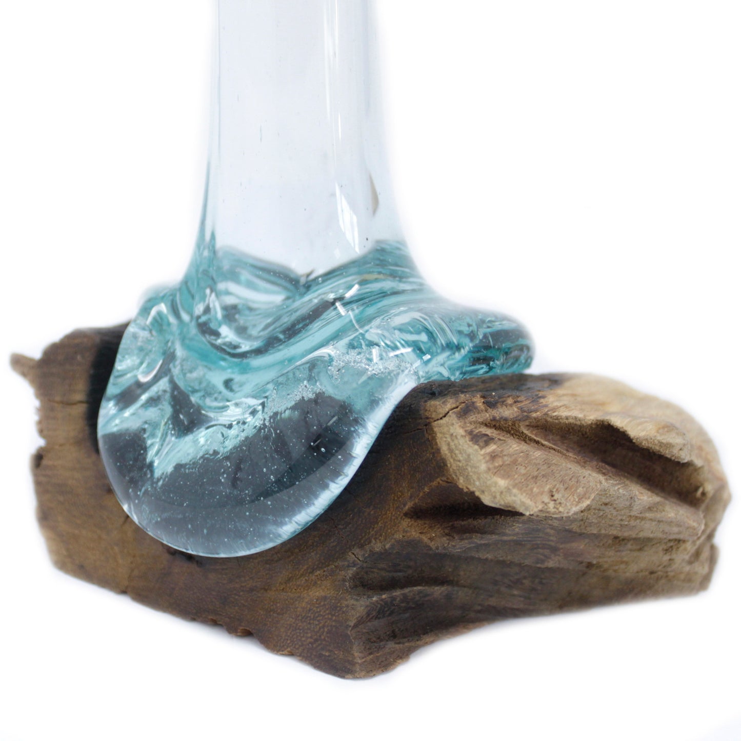 Molten Glass on Wood - Vase. Product code: MGW-04