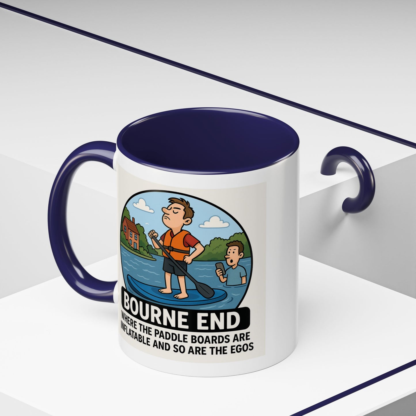 Bourne End Ego Funny Coffee Mug - 11oz,