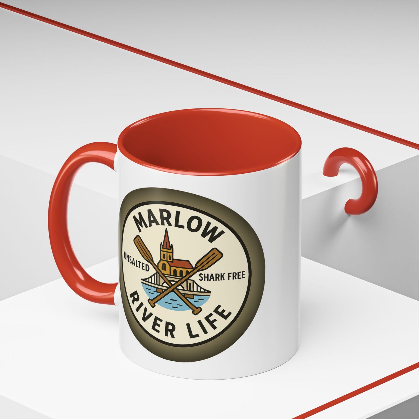 Marlow River Life Coffee Mug - 11oz, Unsalted & Shark Free Design