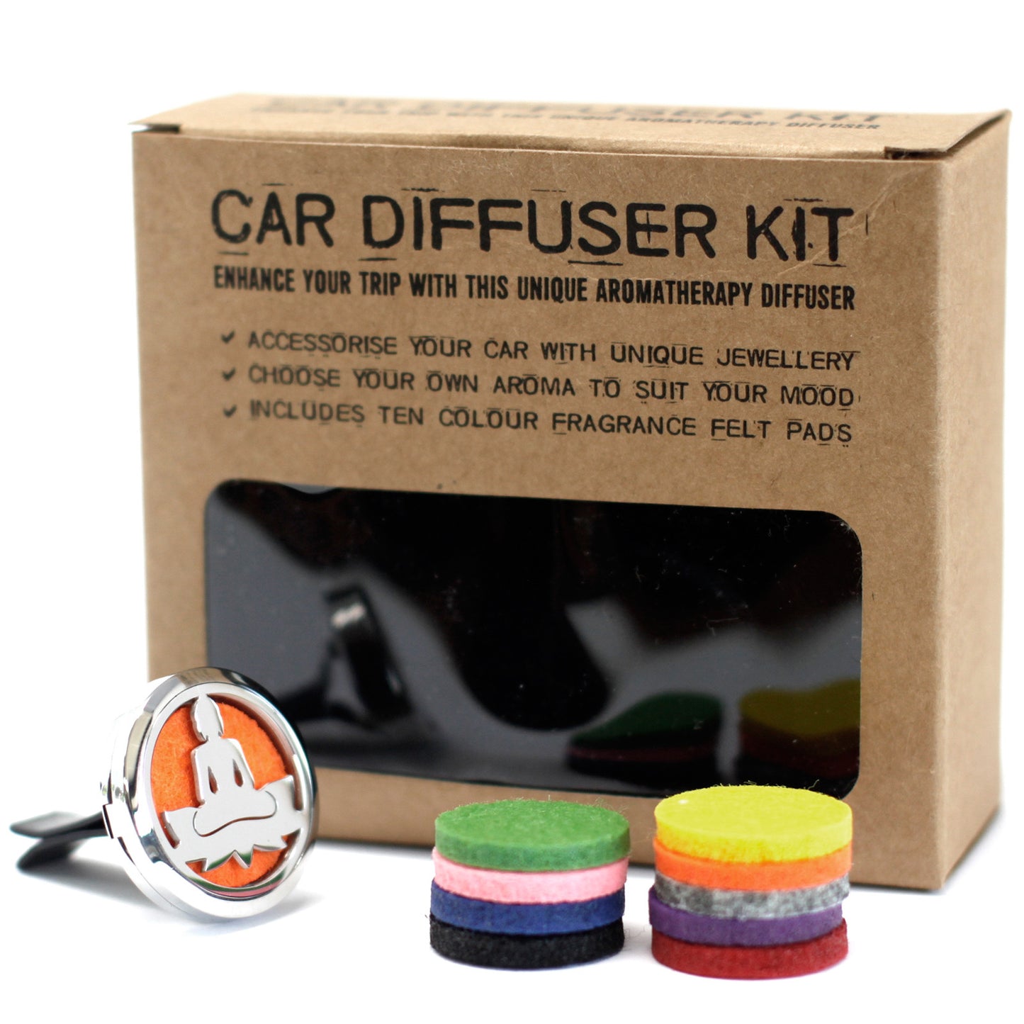 Low Stock. Car Diffuser Kit - Lotus Buddha- 30mm