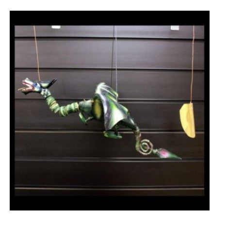 Out of stock. Lrg Green Coconut Dragon Mobile 50cm