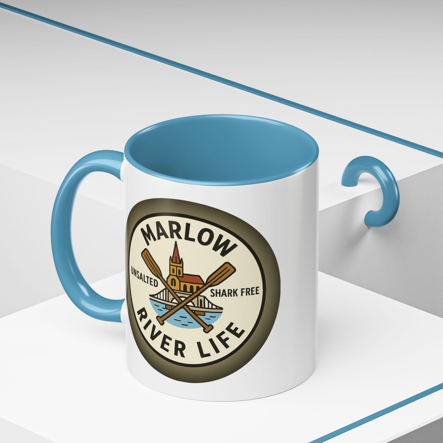 Marlow River Life Coffee Mug - 11oz, Unsalted & Shark Free Design