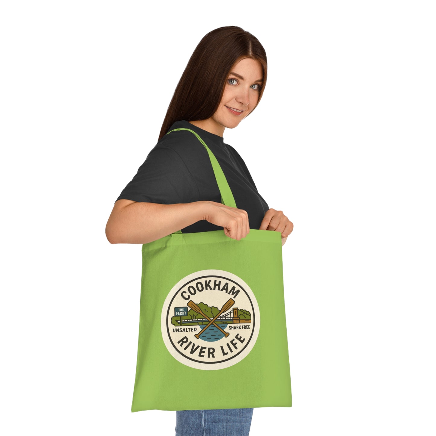 Cookham River Life Cotton Tote Bag - Unsalted & Shark Free