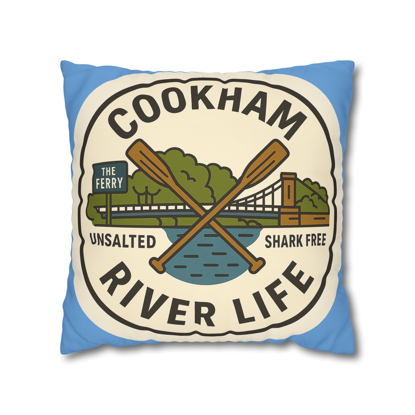 Cookham River Life Decorative Pillowcase