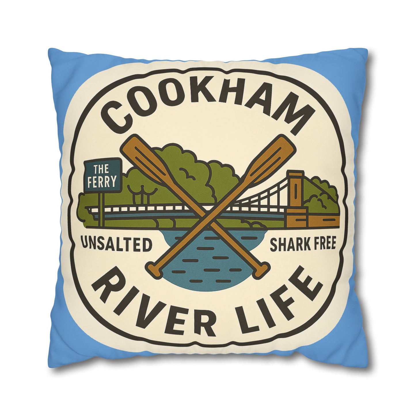Cookham River Life Decorative Pillowcase