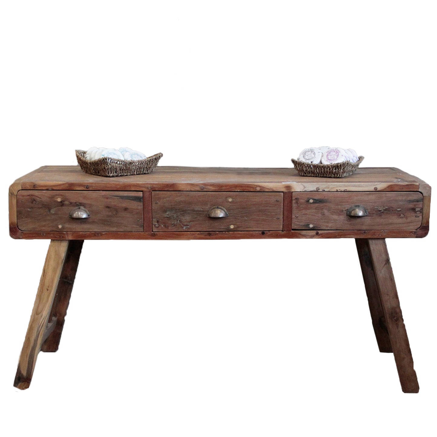 Console Table - Recycled Teak Wood - 150x50x80cm. Product code: ACShop-02